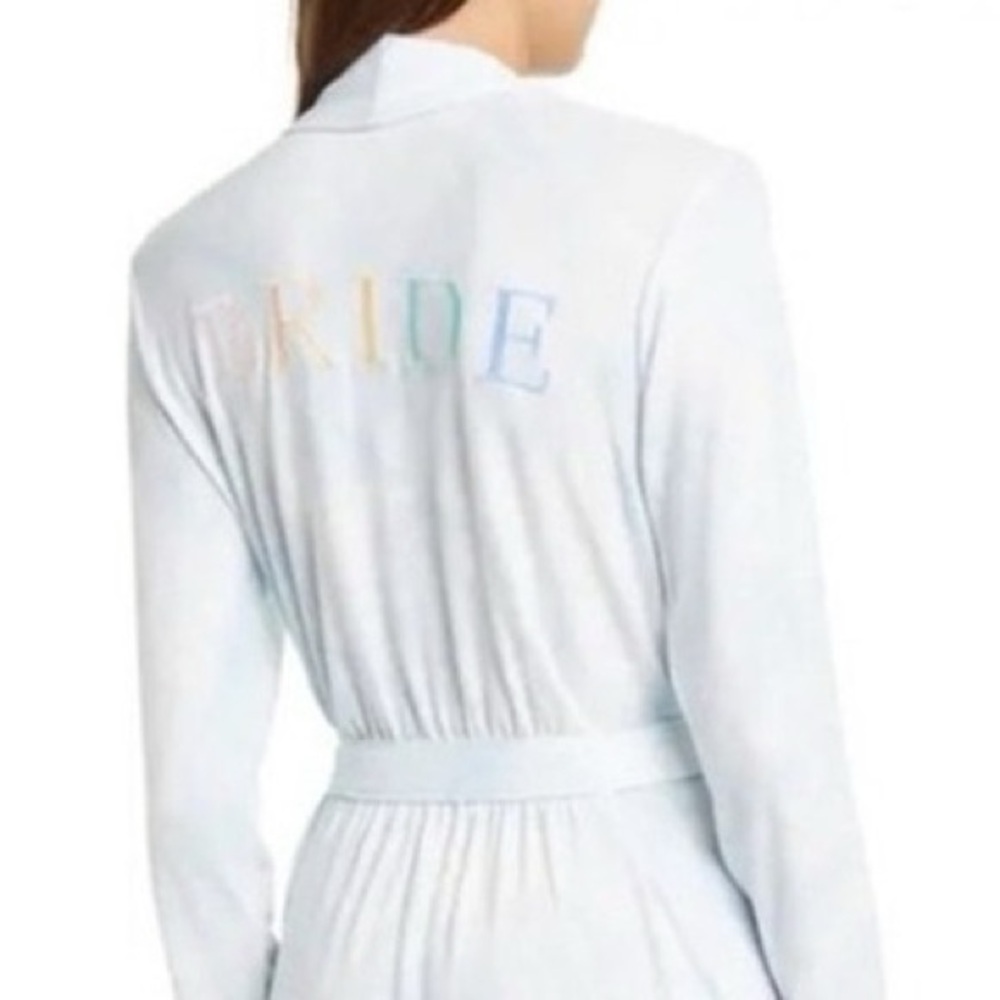 PJ Salvage Powder Blue Pride Embroidered Robe